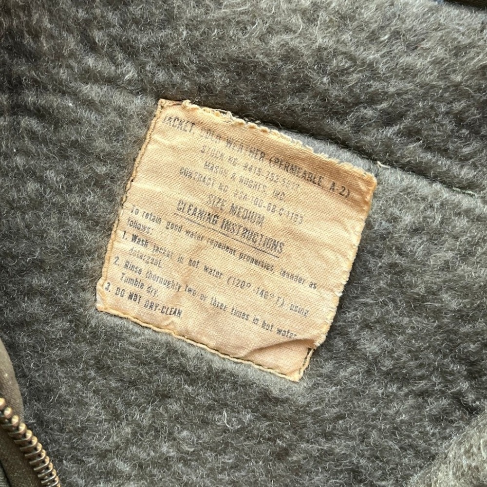 US Military Cold Weather Jacket N4415 192 5577 Size Medium USS Corby DD 817 - Picture 2 of 11